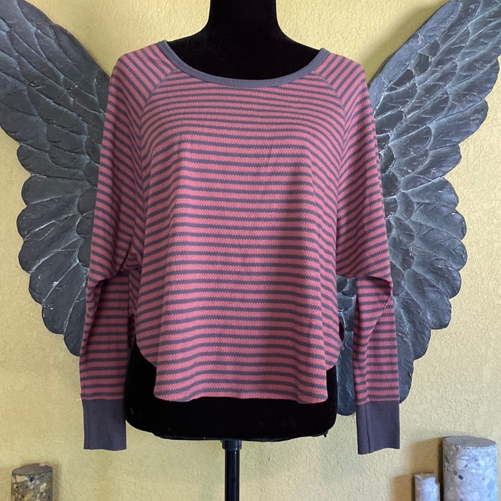 O’Neill Oversized Cropped Striped Longsleeve
